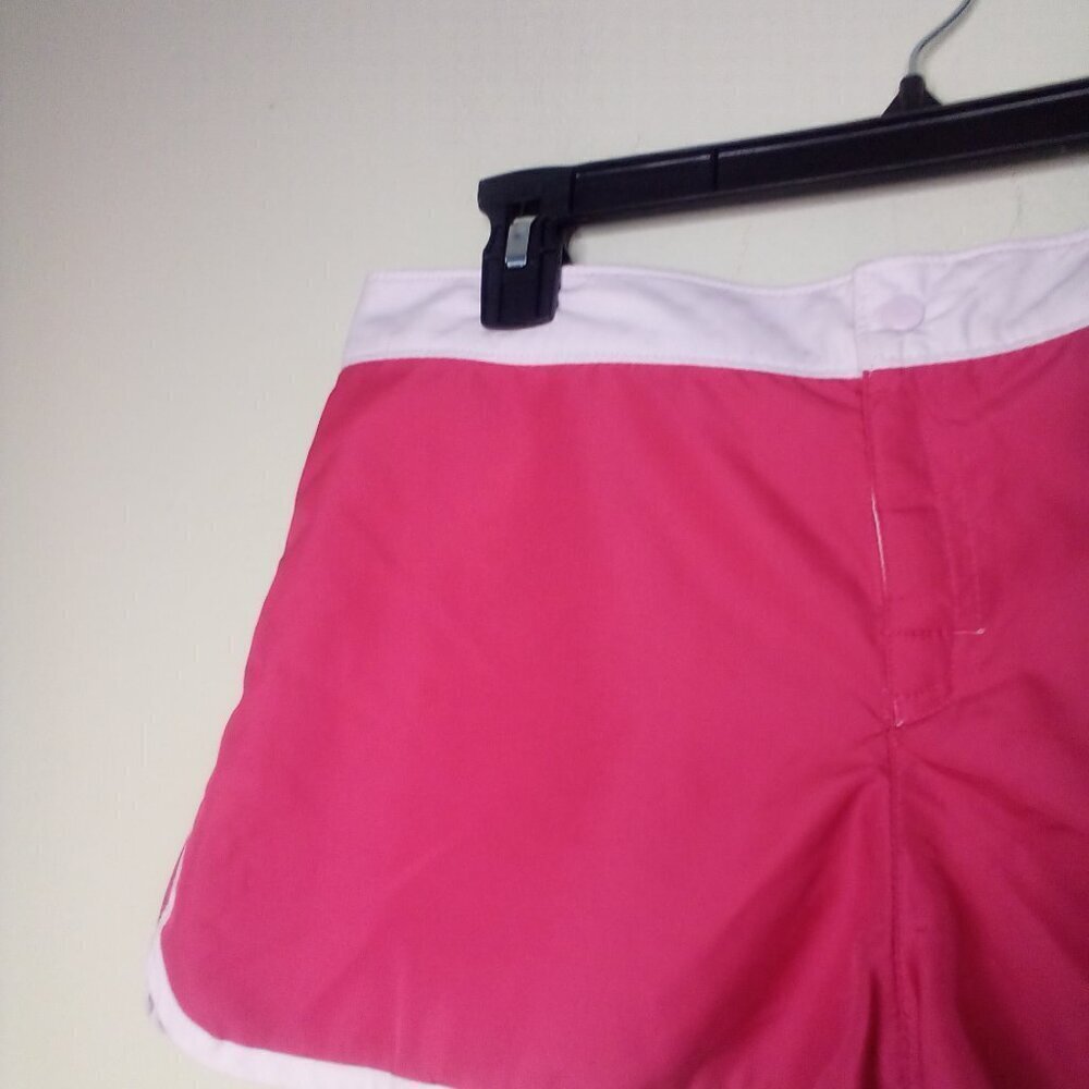 Adidas Shorts Women M ? Running Active Athletic Snap Hook Loop Pink - Picture 3 of 14